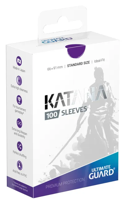 Ultimate Guard Purple Katana Sleeves